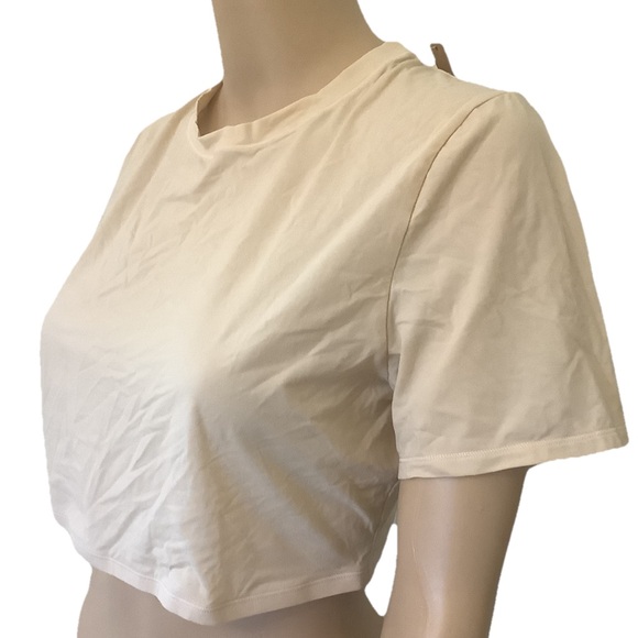 SKIMS Cropped T-Shirt 2X Fit Everyone, Ultra sand, AP-TSH-0656 - Picture 4 of 11